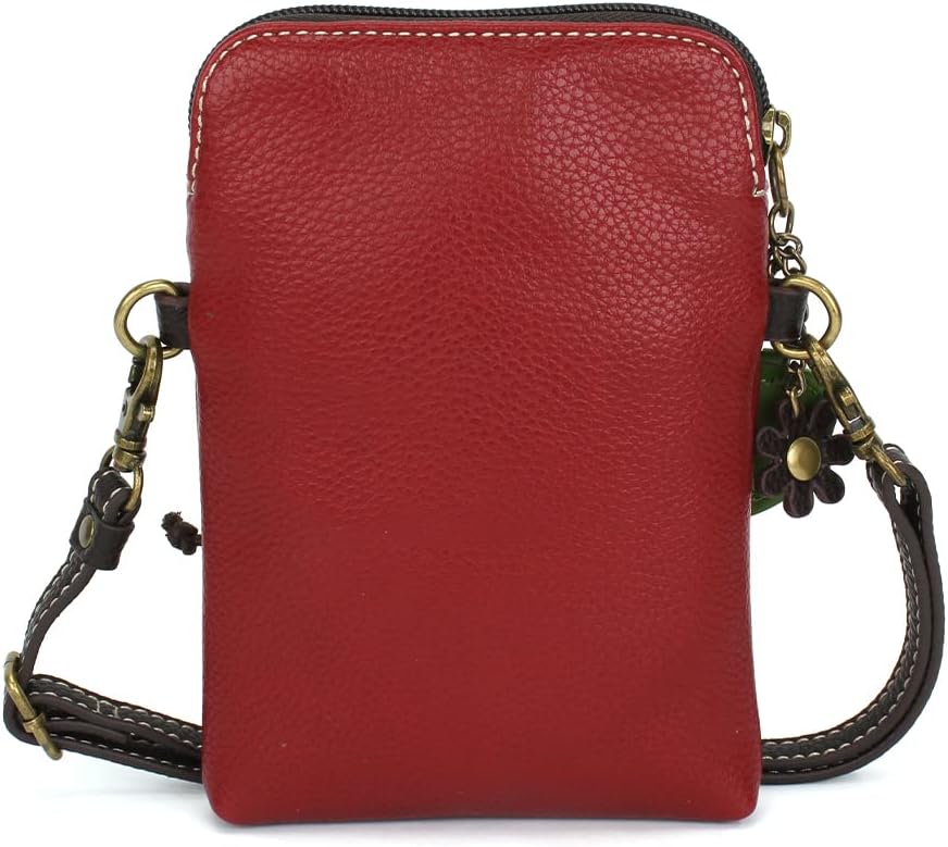 CHALA Wilderness Animal Collection Cell Phone Crossbody Purse-Women PU Leather/Canvas Multicolor Handbag w/Adjustable Strap - Image 3