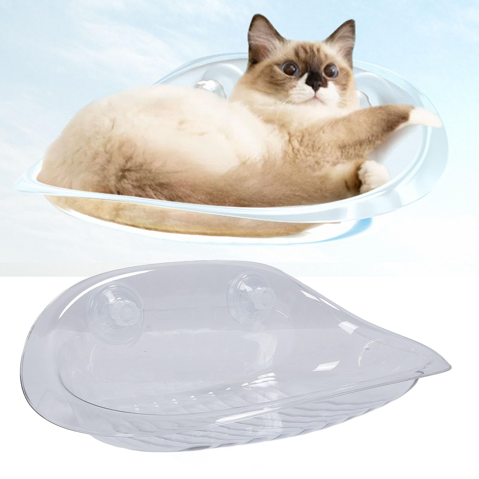 Window Suction Cup Cat, Stable Structure Strong Load Bearing Cat Hammock Bed for Home Indoor with High Strength Material Suitable for All Seasons