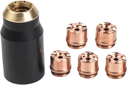 Plasma Torch Resistance Shield Kit 5x 9-8235 + 1x 9-8237 for Thermal Dynamics for CUTMASTER 52/82/102/152 & SL60/SL100 Torches, 50 60A Copper Consumables
