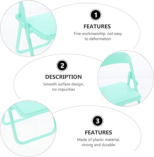 Miniatura 9 de NUOBESTY Silla de casa de muñecas, decoración de escena, mini modelo de muebles, silla de muñeca, mini silla de casa, ornamento de mini decoración