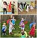 yueton 12pcs Colorful Hemmed Square Rhythm Band Scarves Juggling Dance Scarves
