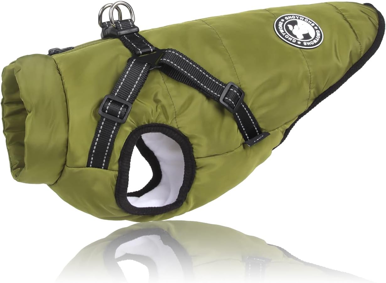 Warm Dog Coats Waterproof Upgrade Dog Clothes for Winter Cold Weather Cozy Dog Coat Dog Jacket