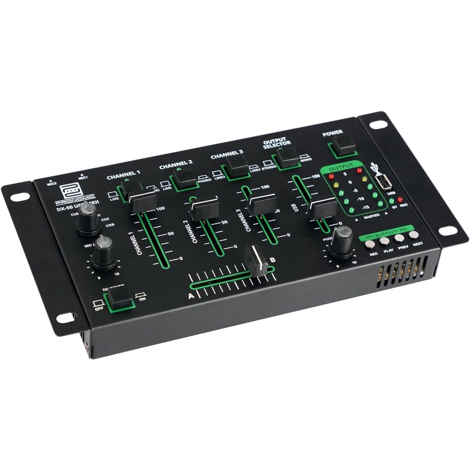 Pack Sonorisation DJ Complet BMBmsonic BMS-12-ARRAY-BT 1000W, Enceintes Satellites, Caisson de Barre USB/Bluetooth +Clé USB 32 Go