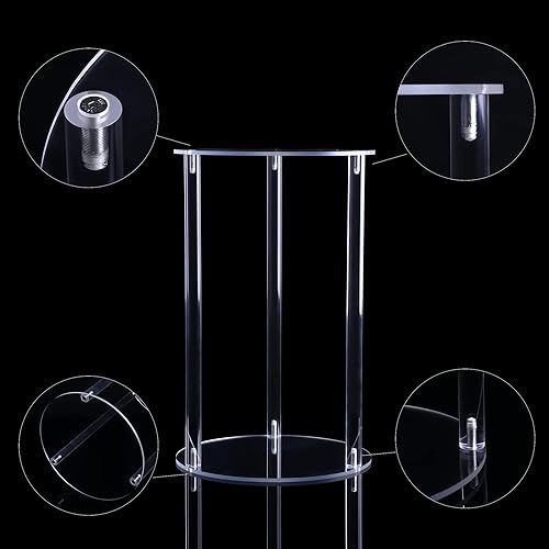 Miniatura 3 de Soporte para plantas de interior y exterior, soporte acrílico para plantas de interior, estante resistente para macetas, estante de exhibición de