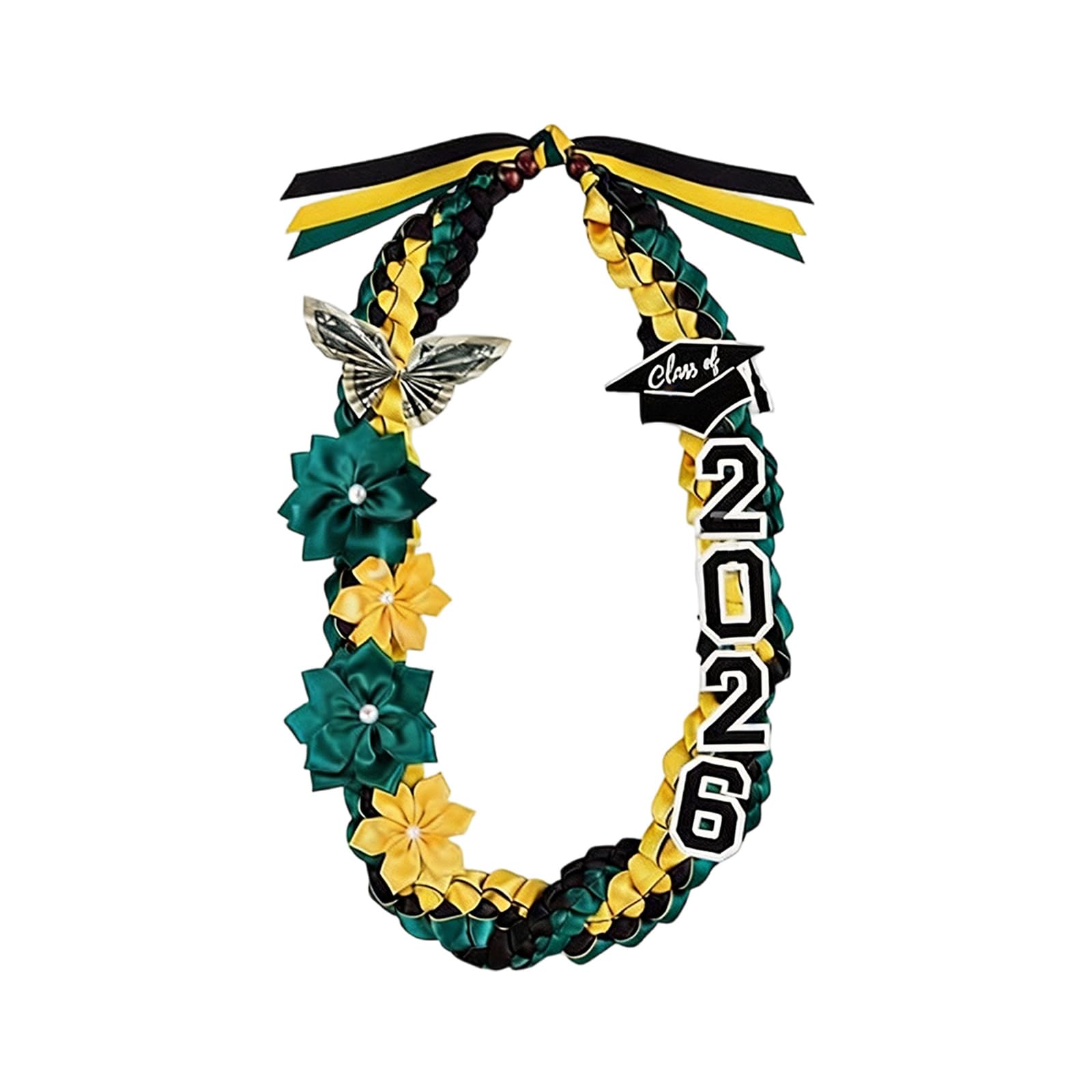 Academic Regalia Tassels Cord for 2026 Graduates Valedictorian Colors Double Streamers Design Polyester Academic Regalia Tassels Cord