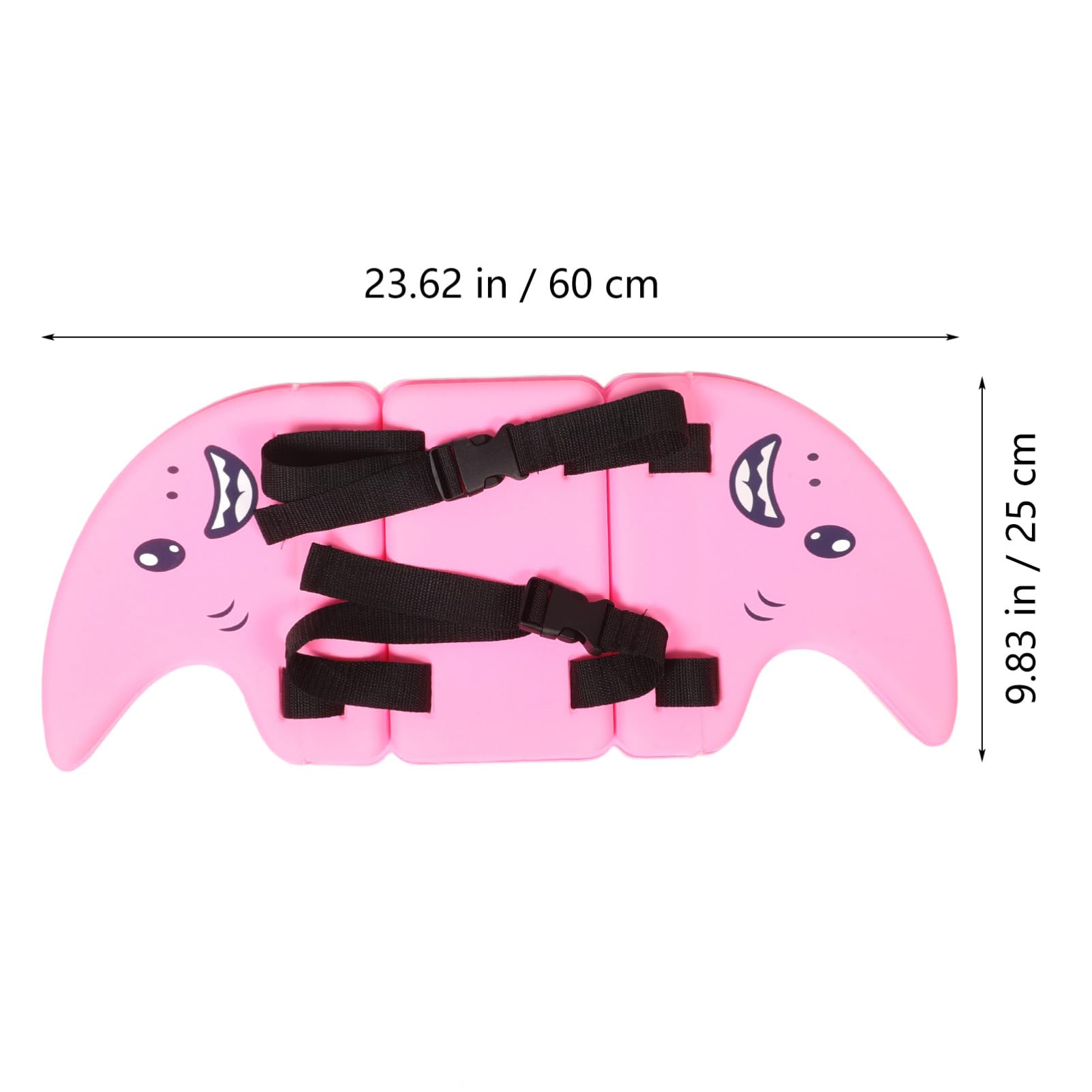 Generic Back Float Swim Trainer for Boys and Girls Boys and Girls Pool Float Swim Belt Lightweight Fish Fin Design
