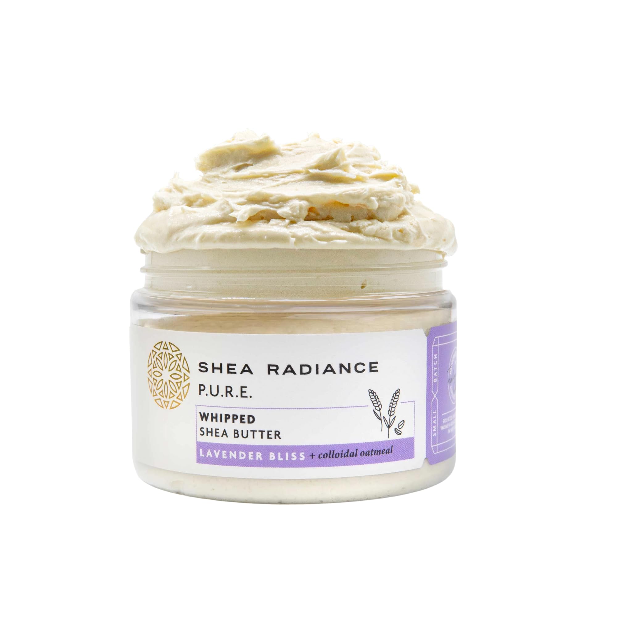 Shea Radiance Batida Mantequilla de karité Lavanda Bliss – 4 oz