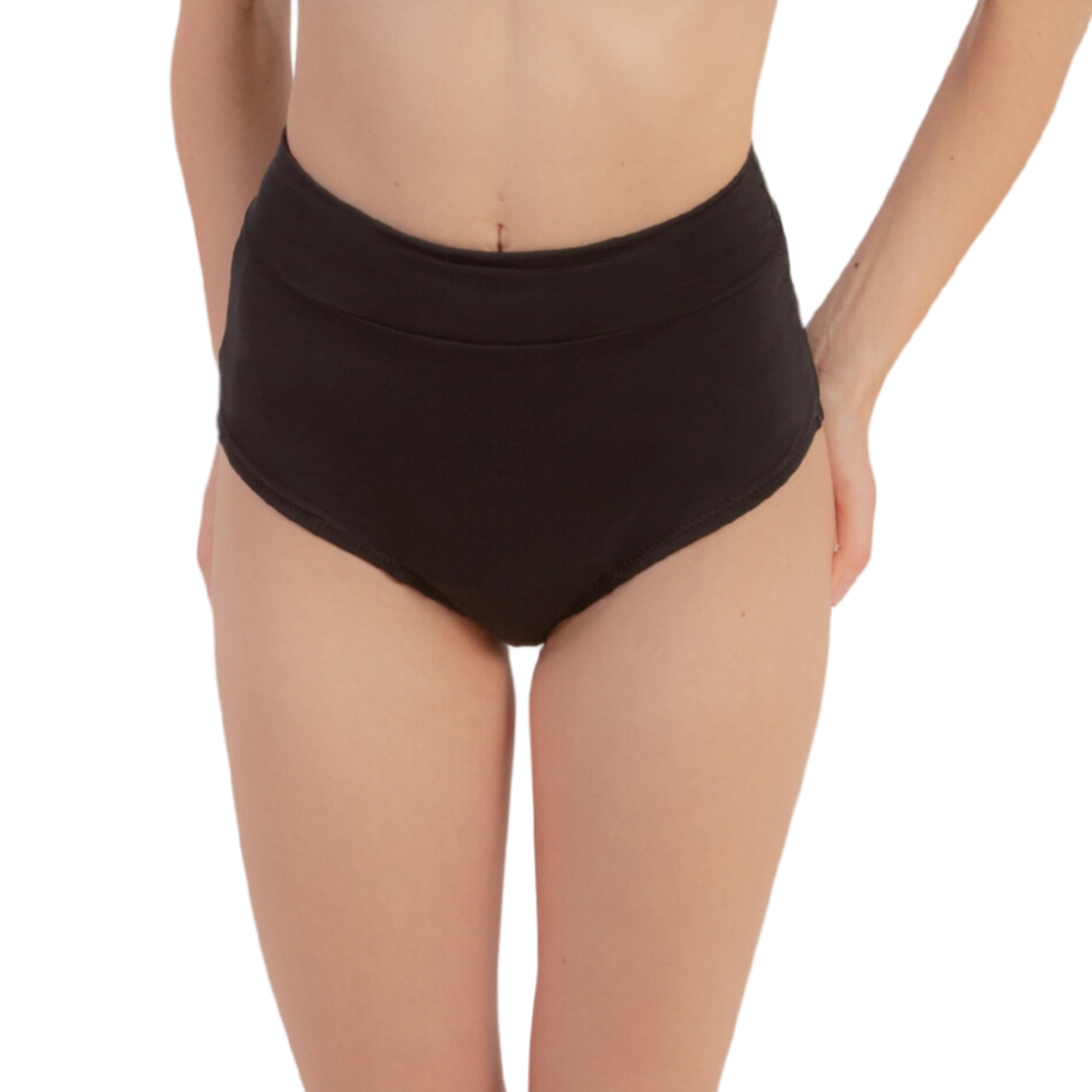 La Mujer Eco | Bikini Menstrual para Niñas Tiro Alto | Flujo Moderado | Braga de Bikini Menstrual para niñas y Adolescentes Tiro Alto a Prueba de Fugas para Disfrutar de la Playa y Piscina.