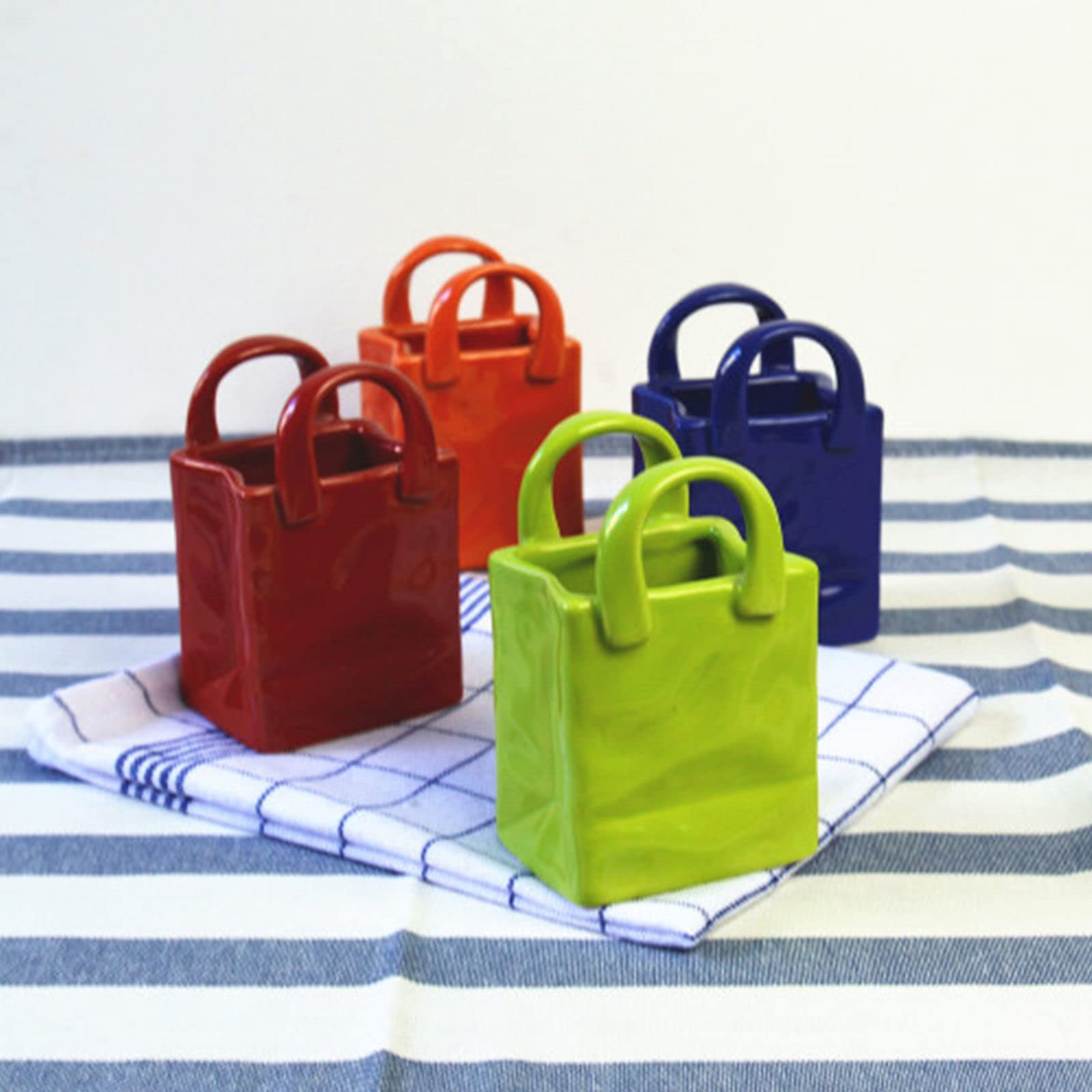 zuccheriera, zuccheriera a forma di borsa, barattolo for condimenti for sale e zucchero, barattolo for la conservazione dello zucchero, zuccheriera, barattolo for spezie contenitore for zucchero-rosso