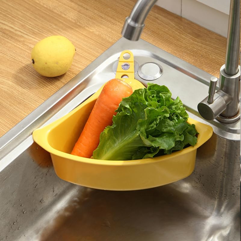 Cesto Colador Triangular para Fregadero de Cocina 10.23x6.33x3.62 pulg miniatura 2