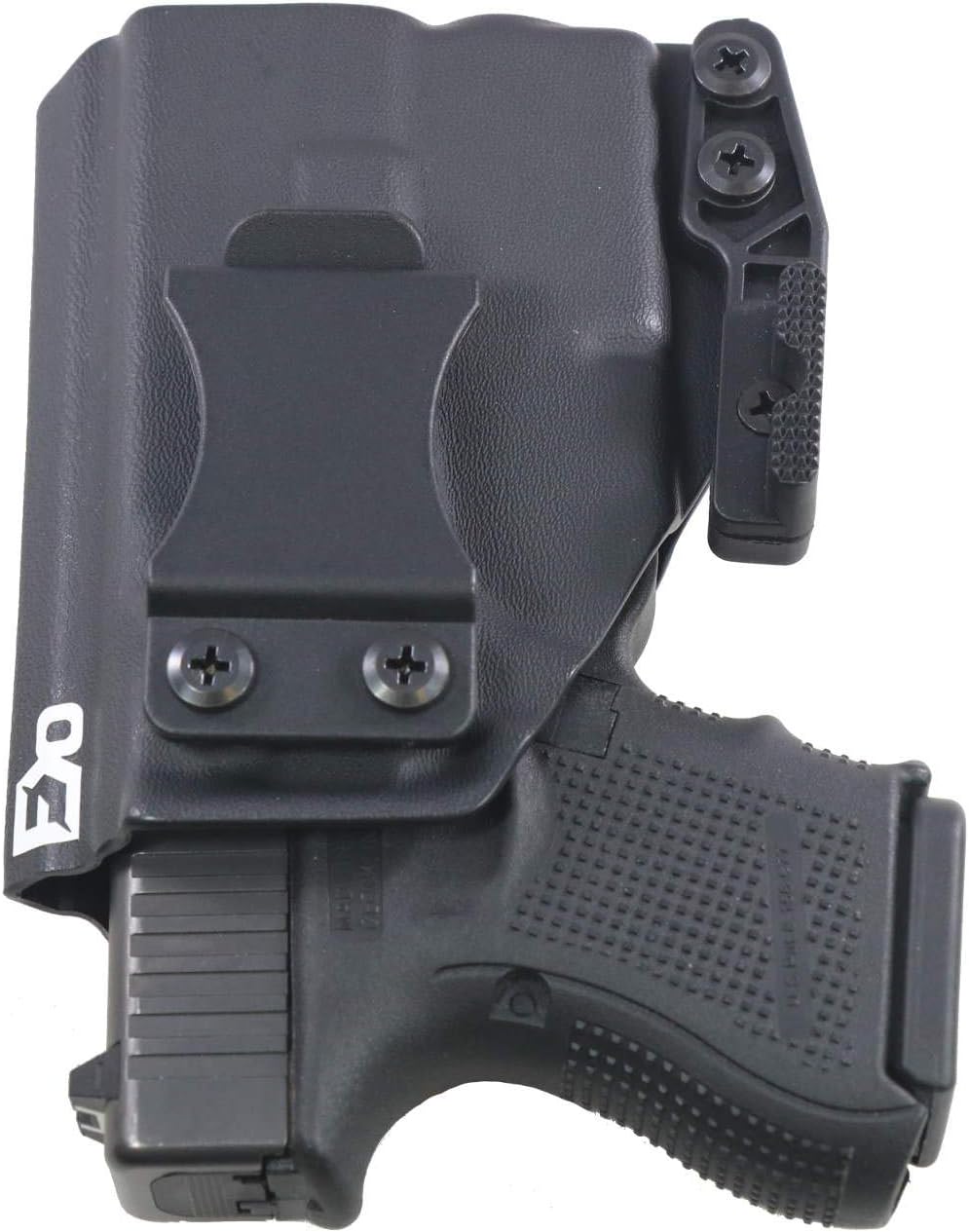 FDO Industries (Formerly Fierce Defender IWB Kydex Holster Compatible with Glock 26 w/ TLR6 -The Paladin Series -Made in USA-