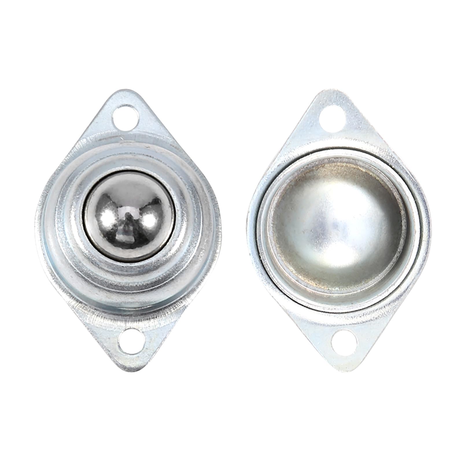 2 Holes 5Pcs Iron Conveyor Roller Flexible Energy Saving Metal Transfer Bearing Ball High Stability for Transmission System