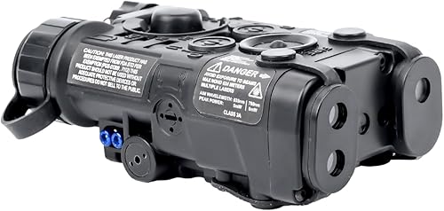 Miniatura 3 de GoldenBall -ACW Airsoft PEQ-15 NGAL Láser rojo e IR + láser rojo visible + linterna LED blanca - Negro