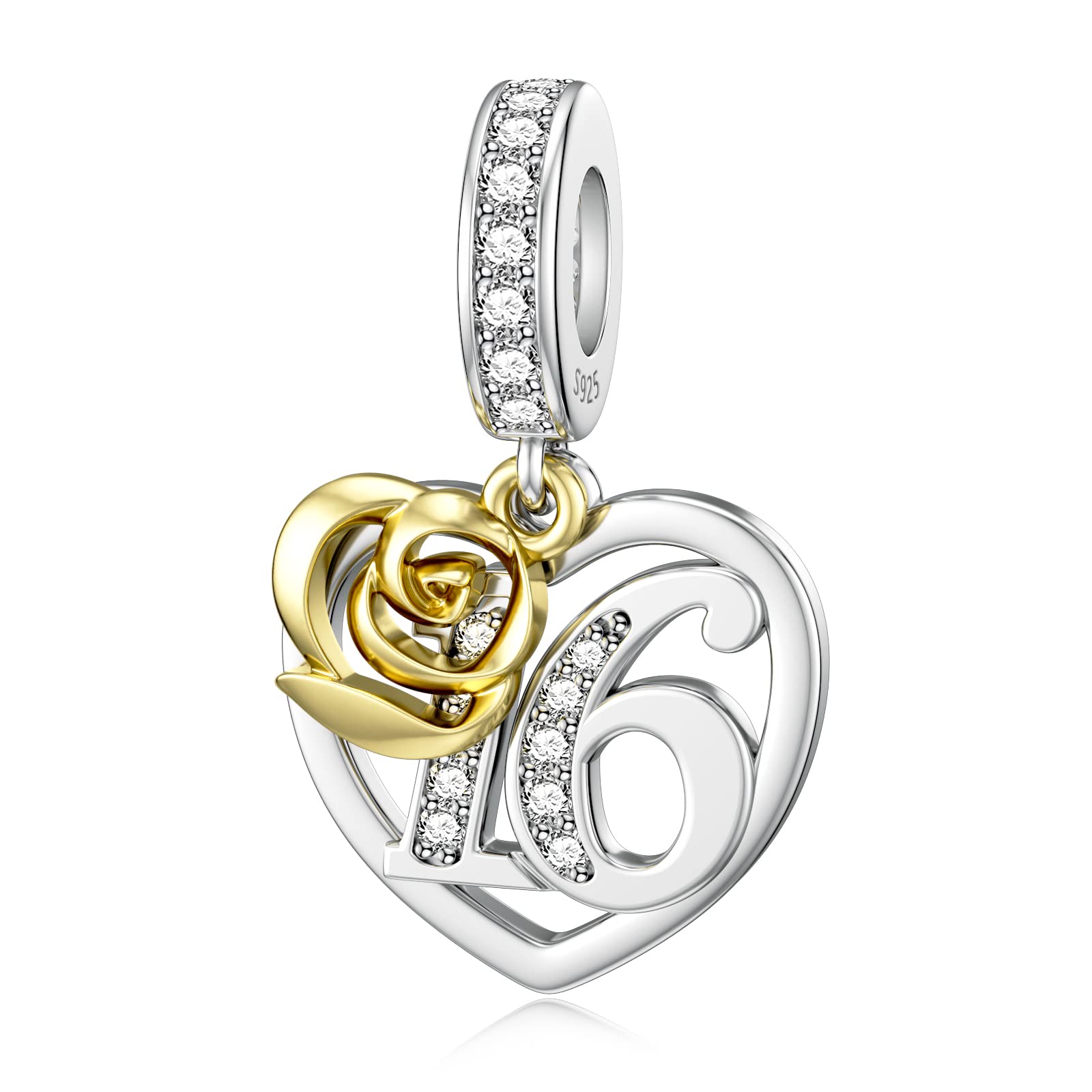 Charm 925 Pandora Charms For 50th Birthday Pandora Bracelet 50th