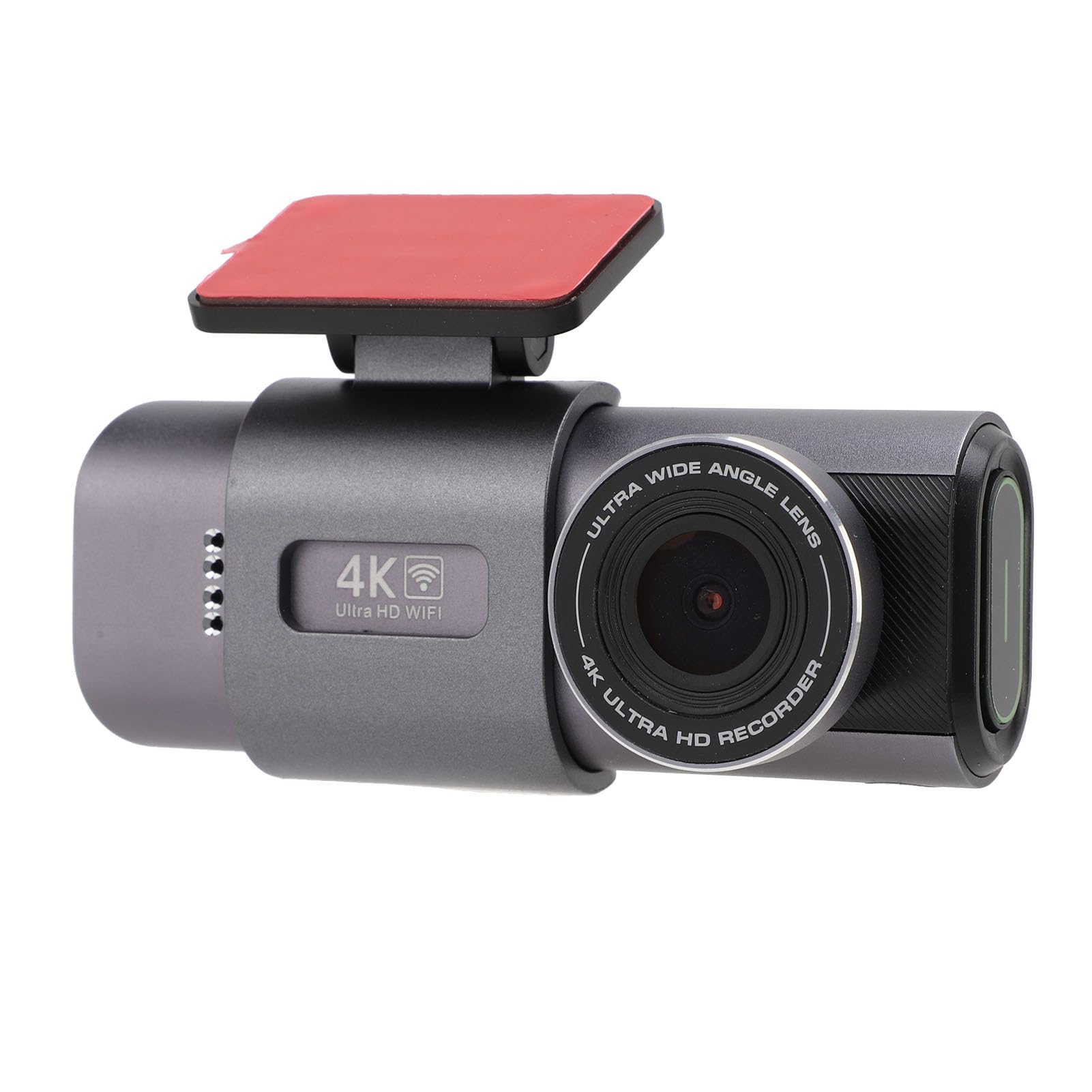 Cámara de Salpicadero Delantera y Trasera, Sensor G, Modo de Estacionamiento, Grabación en Bucle, Grabadora de Conducción Frontal 4K Trasera 1080P HD con Control por Aplicación