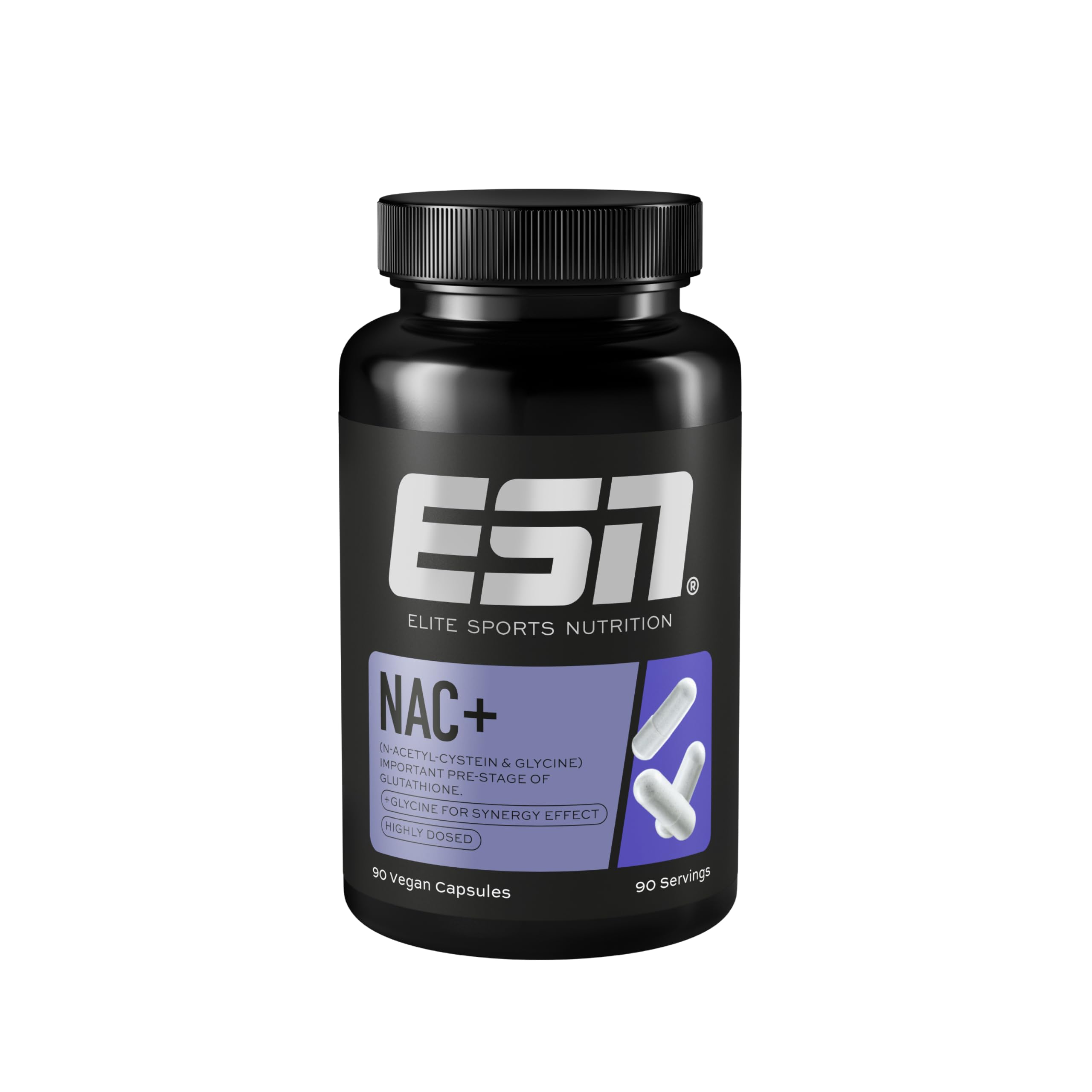 ESN NAC Pro, 90 Kapseln, hochdosiert, vegan & made in Germany