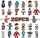 Mini Superhero Toys, 26PCS Minifigures Small Action Figures Superhero Party Birthda...