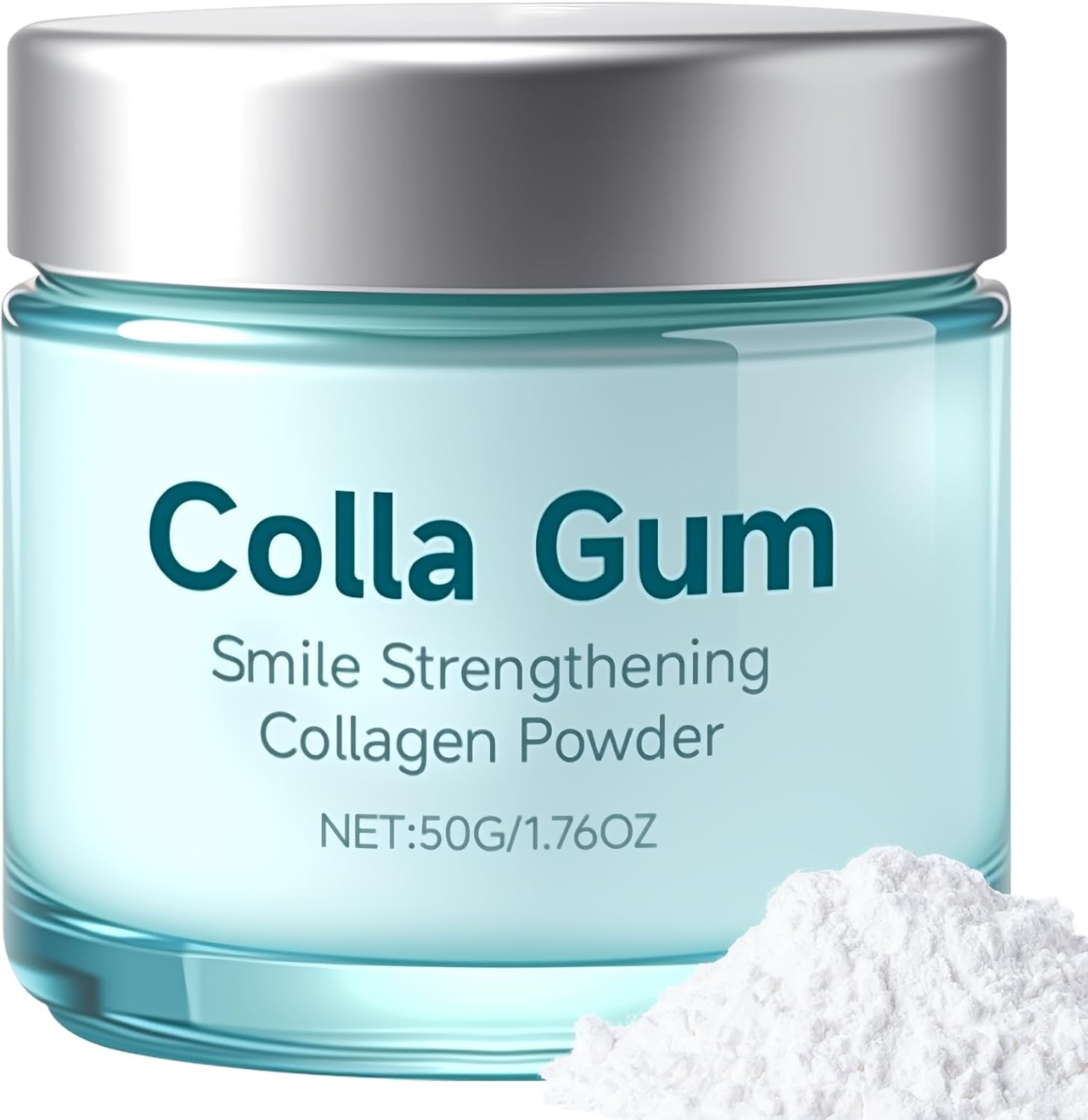 Collabrush Collagen Powder, 2 Pack Collagen + Hydroxyapatite Gum Toothpaste Care Powder, Smile Strengthening CollagenPowder, Protect Gum & Enamel Care