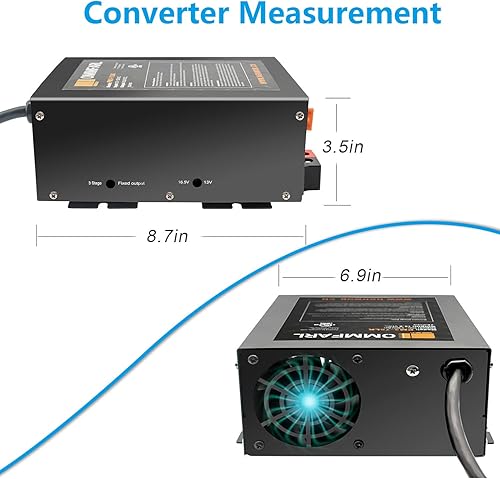 Miniatura 6 de Convertidor RV  Múltiples capacidades  Convertidor de energía con cargador de batería inteligente de 4 etapas integrado  Cargador de batería RV de
