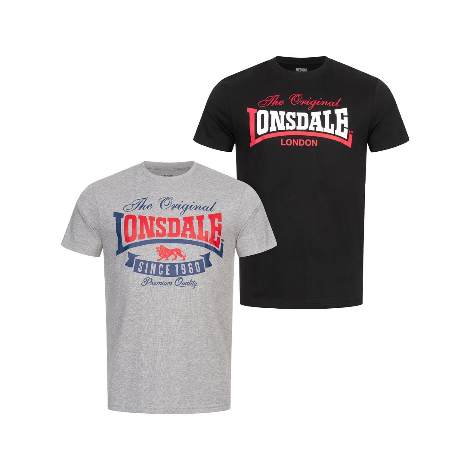 Men's T-shirt Lonsdale Double Pack