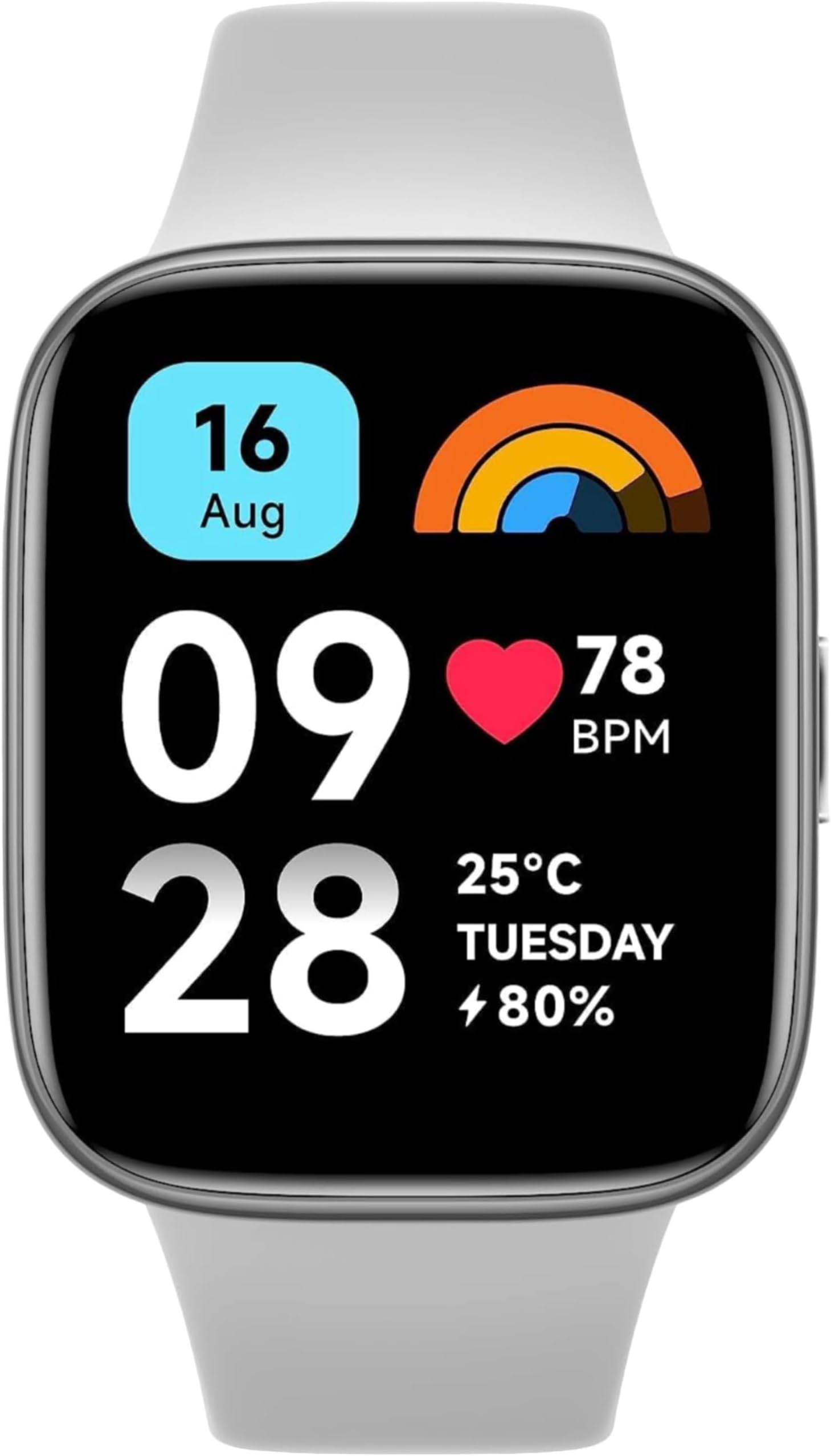 Xiaomi Redmi Smart Watch 3 Active Gray| 1.83 Inch Big LCD Display, 5ATM Water Resistant, 12 Days Battery Life, GPS, 100+ Workout Mode, Heart Rate Monitor, Full Scale Fitness Tracking
