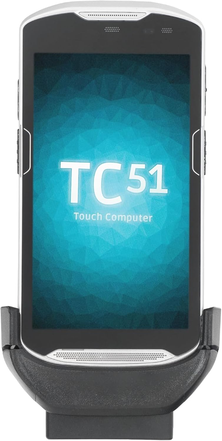 TC51 USB-C Charger for Zebra TC510k TC52 TC56 TC57 Handheld Barcode Scanner Mobile Computer, Type-C Interface Clip On Charger for Convenient and Safe Charging (ADPTR-TC56-USBC-01)