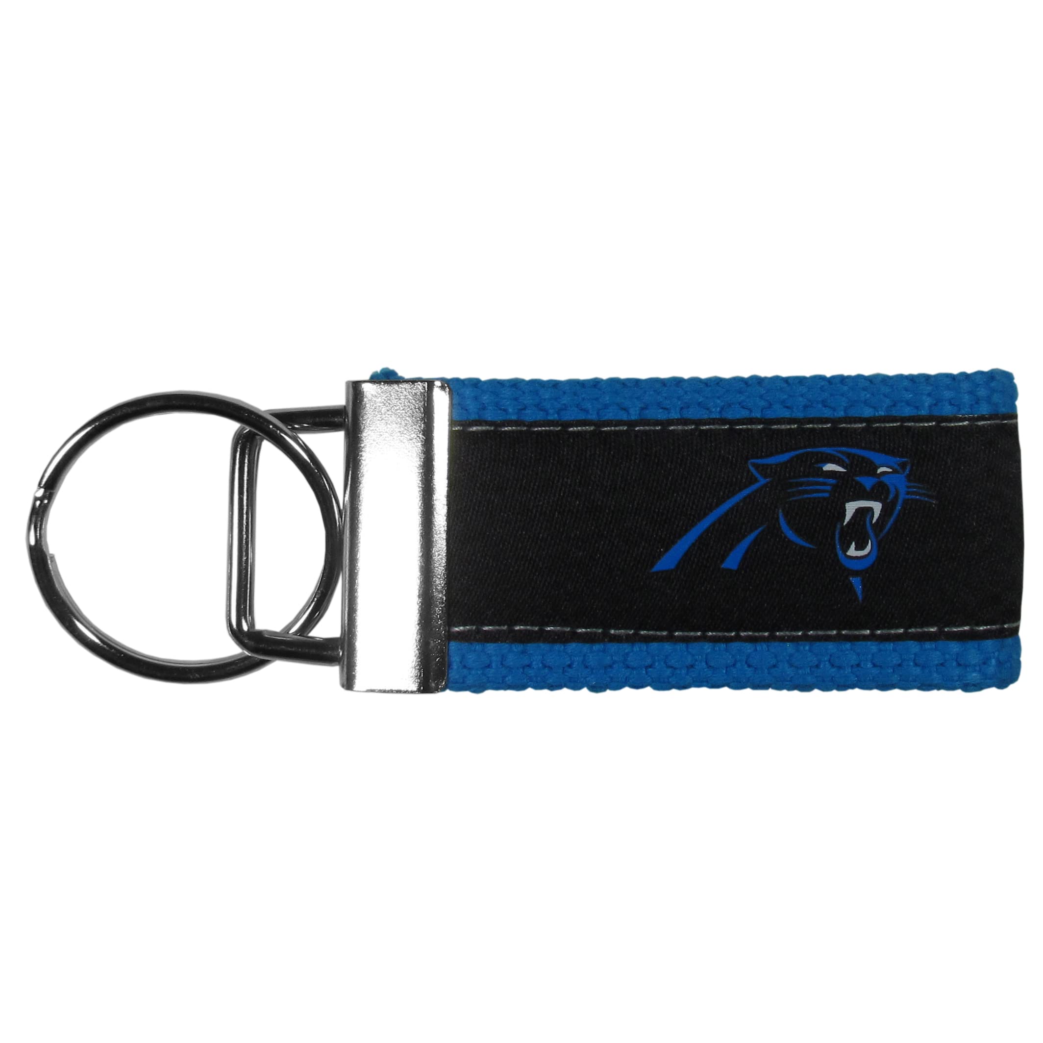Siskiyou Sports NFL Carolina Panthers Woven Key Chain, One Size, Team Colors