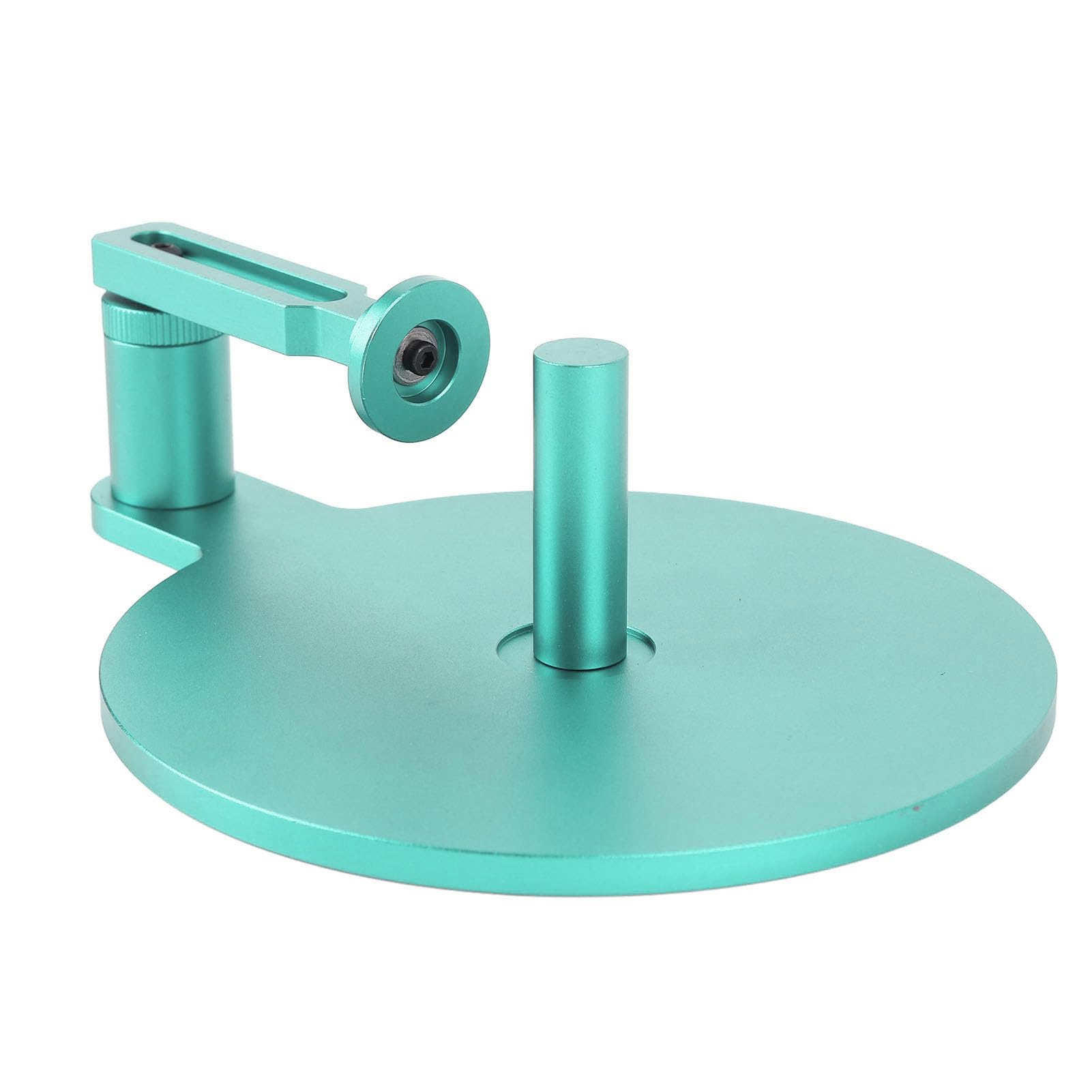 Rosvola Kit de Pegado de Neumáticos para Coche RC, Herramientas de (Cyan) | Construcción metálica, rodillo de presión ajustable, versátil para ejes 1/18-1/8, fácil de usar