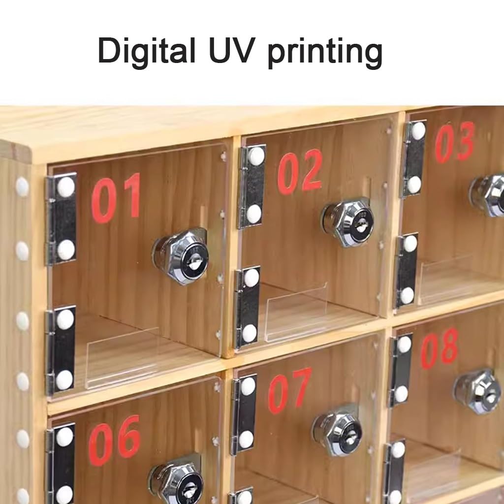 Scatola Porta Cellulare In Legno Armadietto Per Telefono Da 30 Slot Scatola Portaoggetti Per La Gestione Del Telefono Cellulare, Comoda Conservazione Per Ufficio/soggiorno