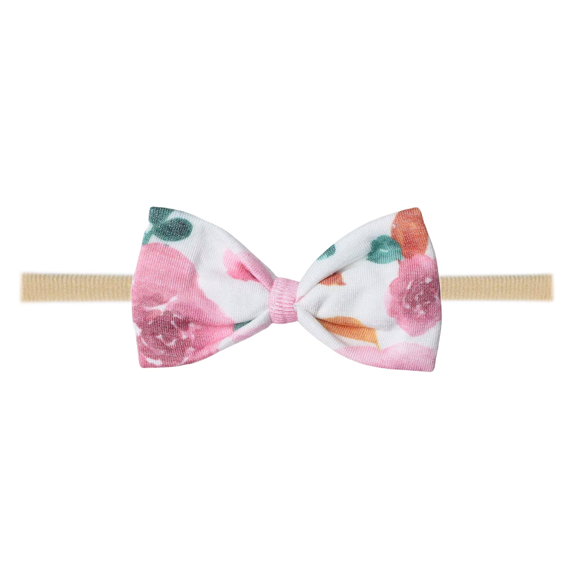 Copper Pearl Bowtie Baby Bow Siena