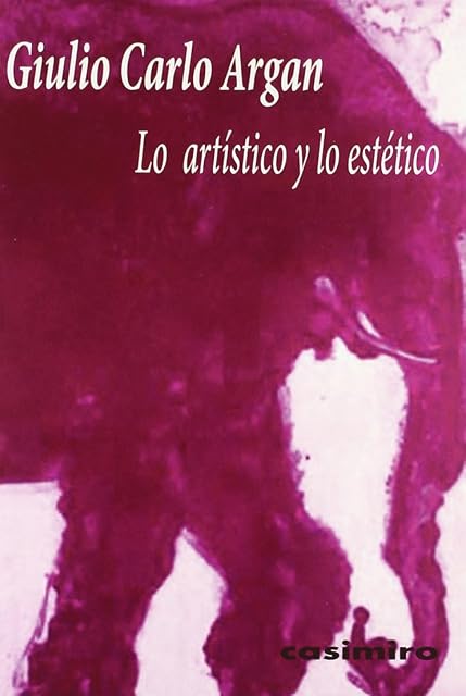 Portada de Lo Artistico y lo Estetico