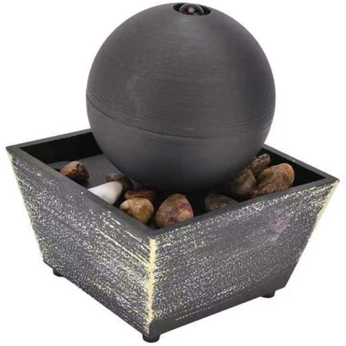 Fuente de agua para interior de cerámica adorno zen para relajación en casa