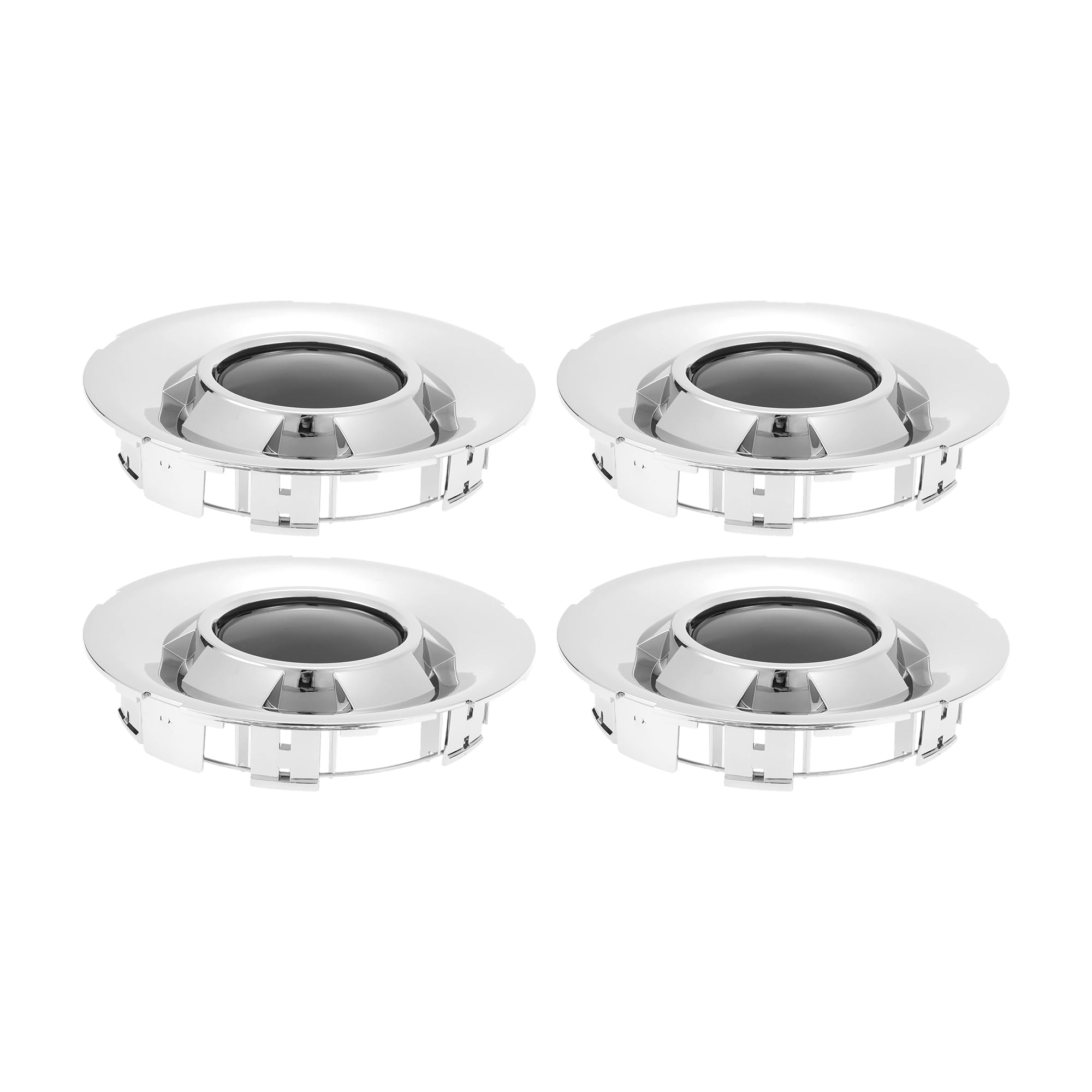 Cache-Centre De Roue Ton Argenté pour Chevy Avalanche 1500 2009-2013 No.9597347/19431543 6 Fixations 4 Pcs