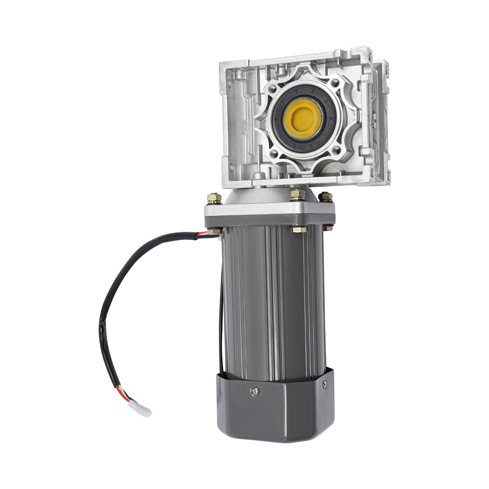 Electric Gear Motor 40cr Alloy Steel 370W AC 60HZ 90-1650r/min/50HZ 90-1350r/min 50K Worm Gear Powerful Electric Motor Reducer Gearbox High Torque with Adjustable Speed and Temperature