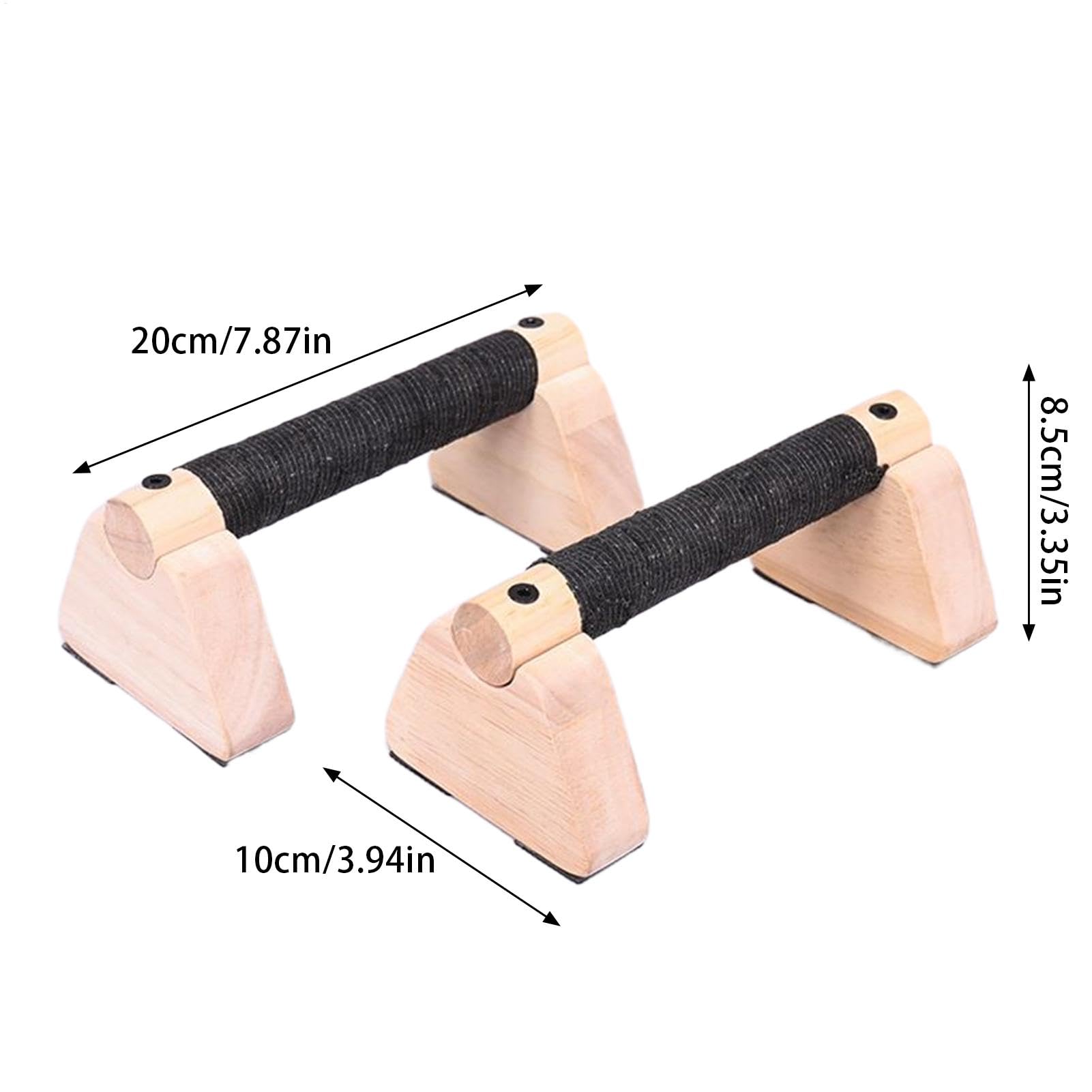 Parallettes En Bois - Bars Push Up For Men | Barres Push Up En Bois Avec Coussinet Anti-guidon | Parallettes Gère L'équipement D'entraînement À Domicile Pour Les Hommes D'entraînement En Force, Les Pl