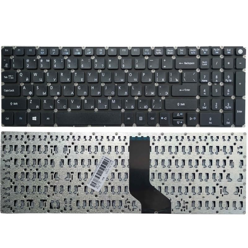 Clavier de rechange Acer Aspire E5-773G pour taper vos textes en russe