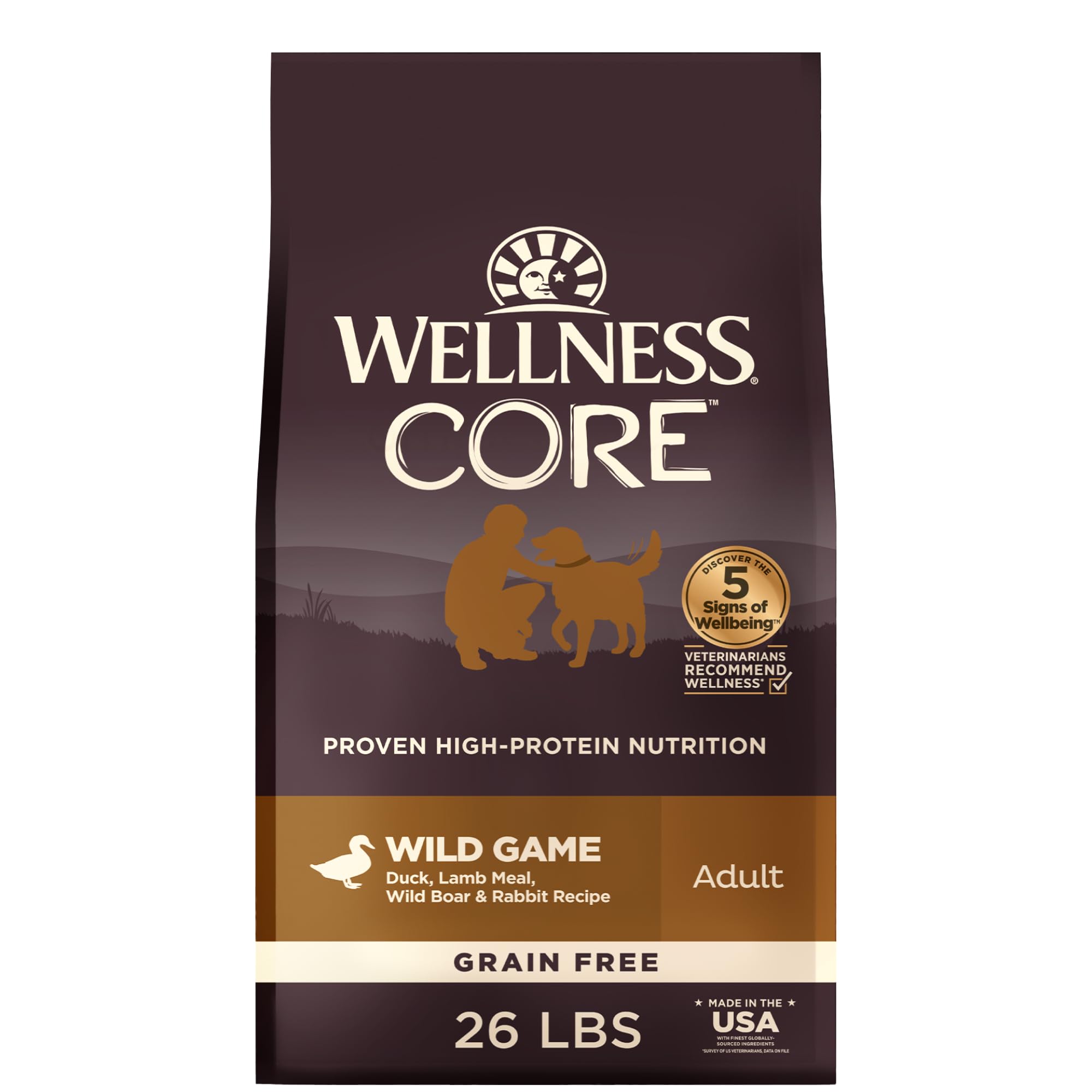 Wellness CORE Grain-Free Wild Game Dry Dog Food