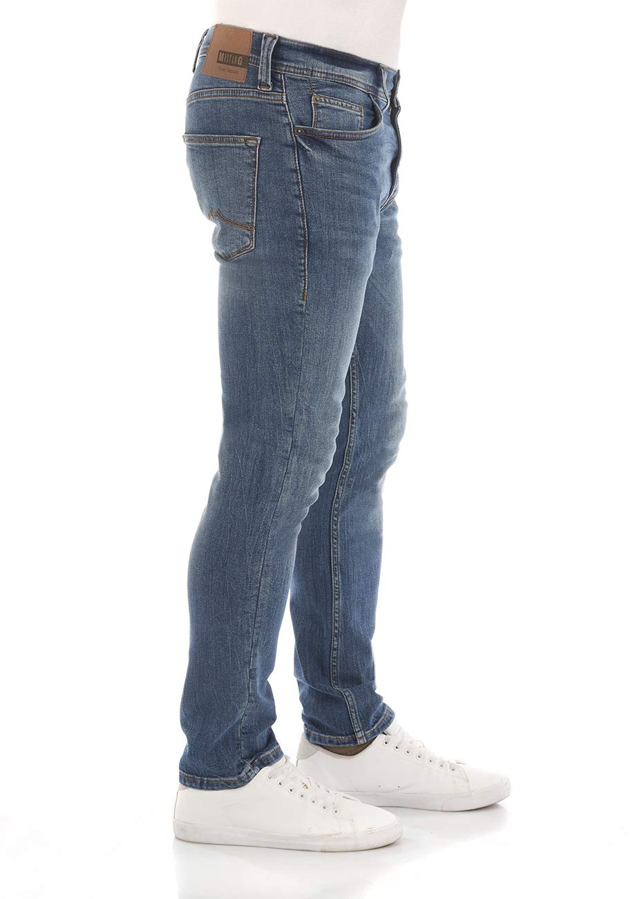 MUSTANG Męskie dżinsy Vegas Slim Fit spodnie dżinsowe spodnie Denim Stretch bawełna czarny szary niebieski w30 - w40
