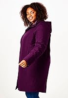 Vista 3 de Woman Within Chaqueta Taslon con capucha 3 en 1 de talla grande