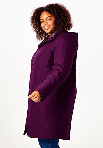 Miniatura 3 de Woman Within Chaqueta Taslon con capucha 3 en 1 de talla grande