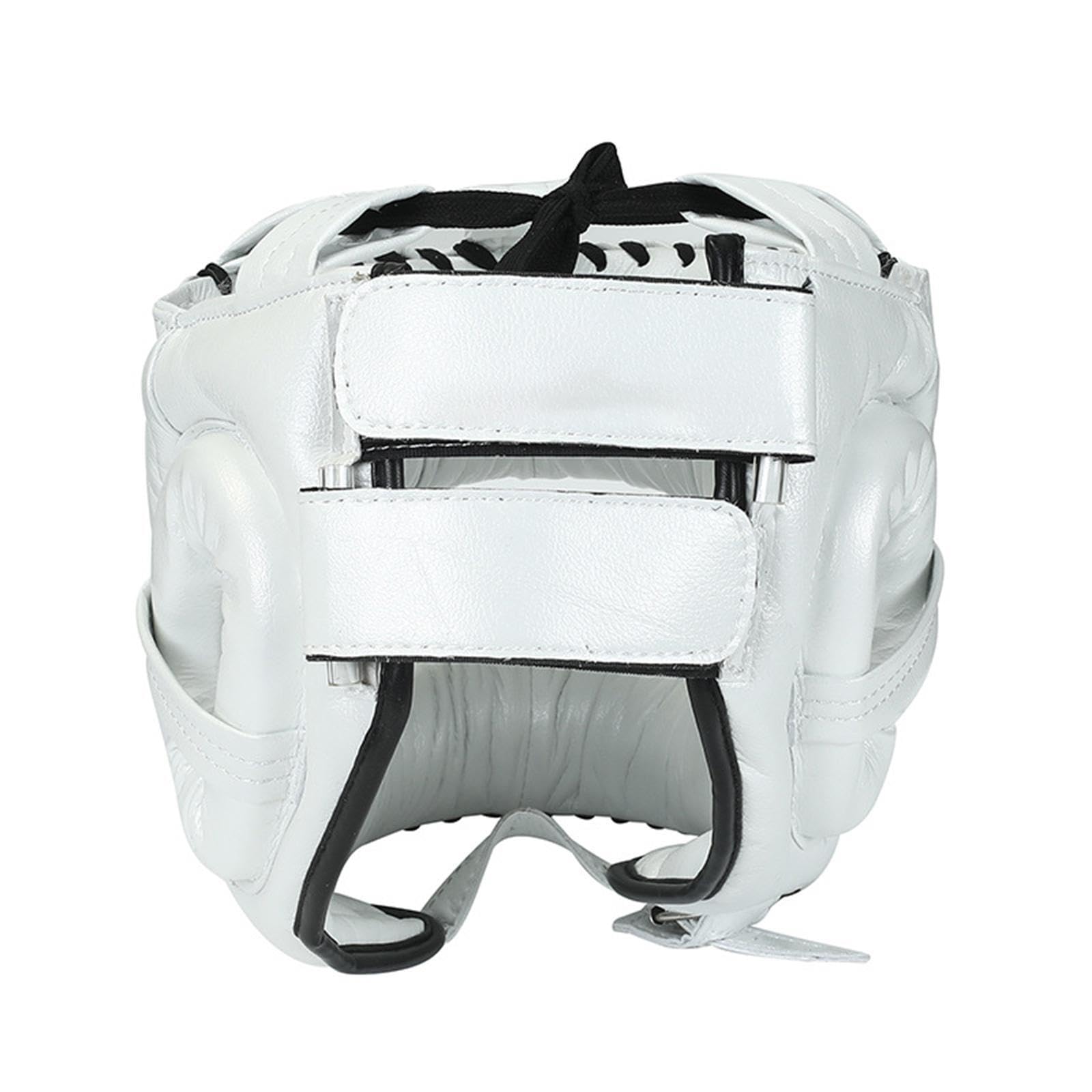 Casco da kickboxing, equipaggiamento protettivo da boxe, protezione integrale regolabile di qualità per il comfort e sicurezza, protezione per la