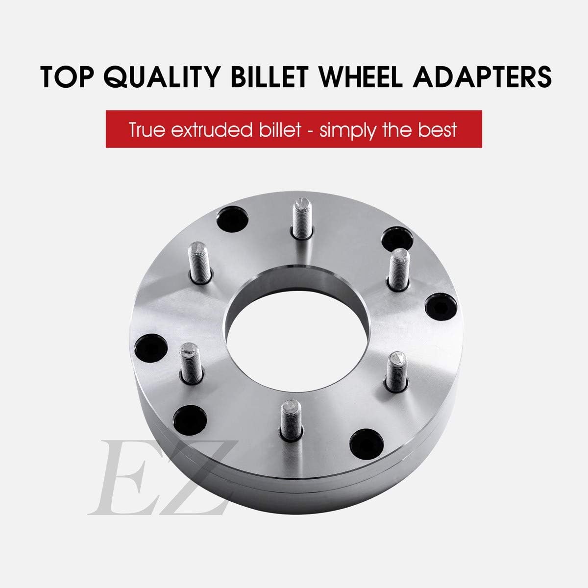 EZAccessory 2 Wheel Adapter 5x5 to 6x5.5 | 5x127 to 6x139.7 | Fits Chevy Suburban 1500 & Mount 6 Lug Toyota Chevy Wheels