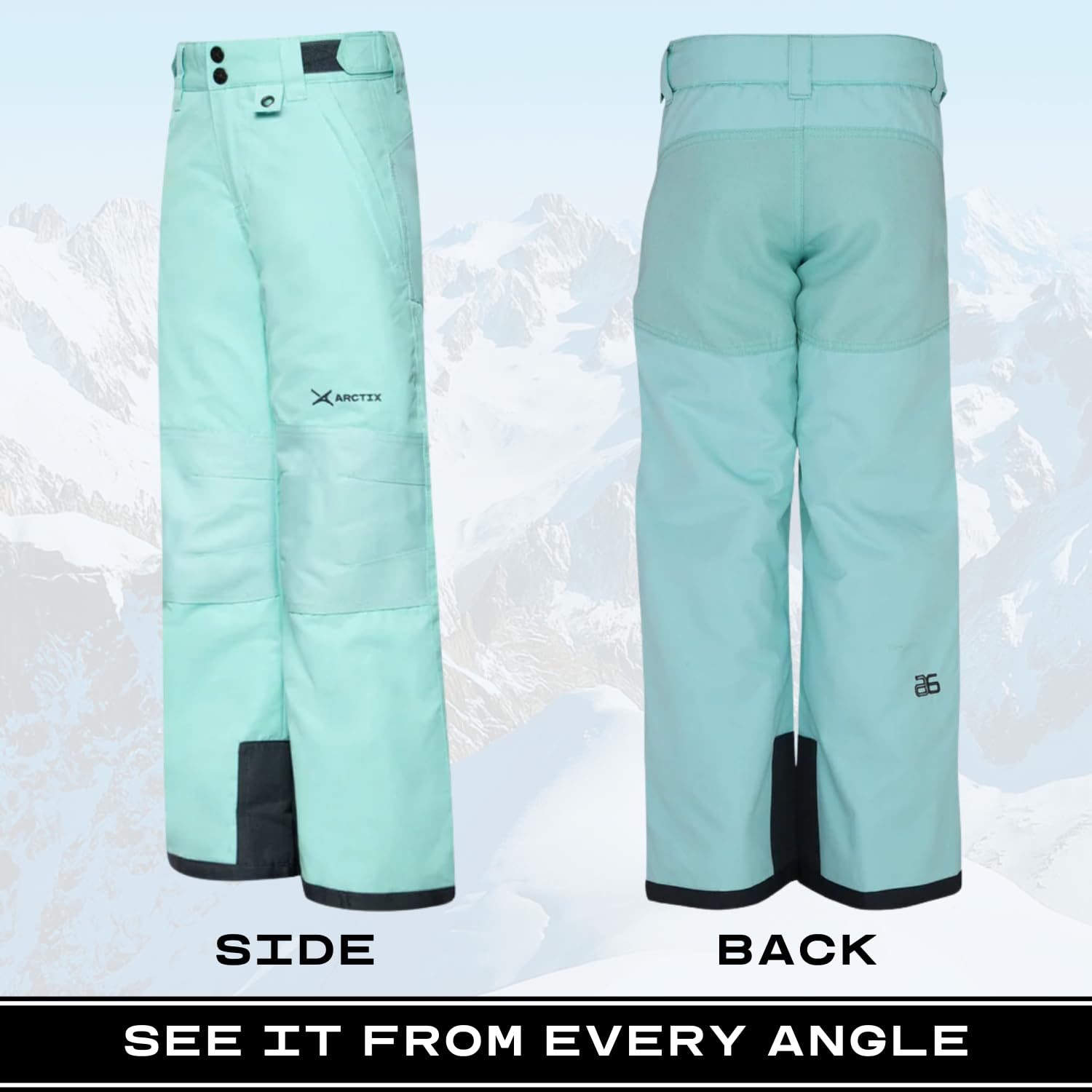 ARCTIX Girls Reinforced Snow Pant - spodnie-narciarskie Uniseks