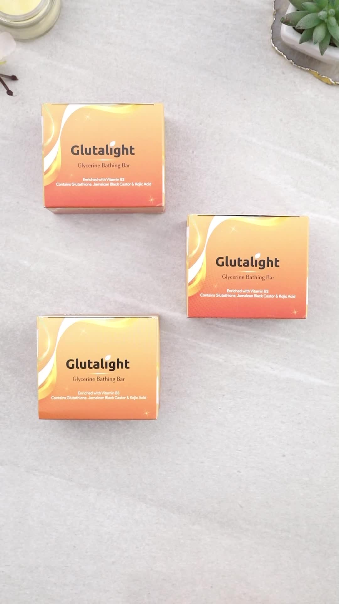 Buy Glutalight Soap | Glutathione Soap & Kojic Acid Soap | Glycerin Soap |  Body Tan Removal Soap | Soaps for Bath | Bath Soap Combo Offers | Enriched  with Black Castor -