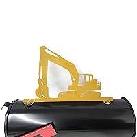 Vista 78 de Hobby, Recreation and Career Style Metal Powder Coated Mailbox Topper (Tent Camping, Matte Black)