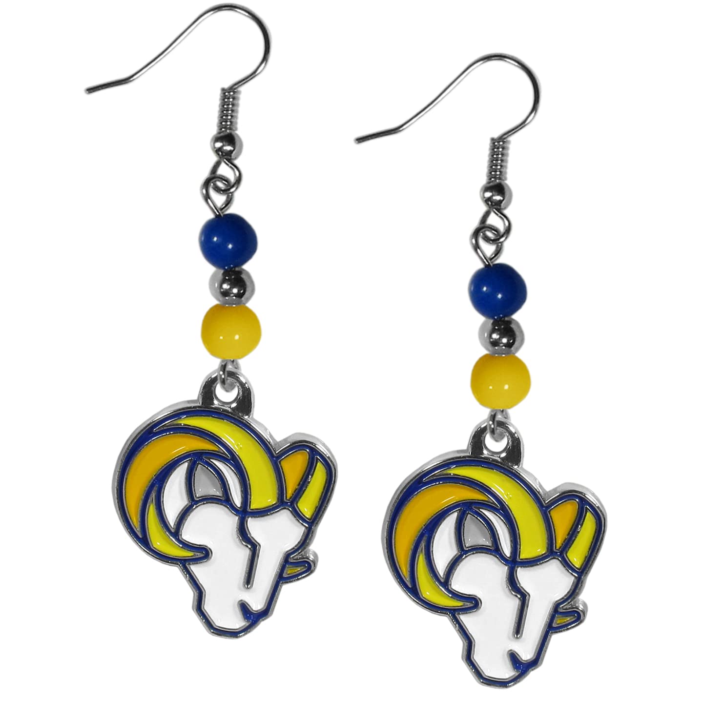 NFL Fan Bead Dangle Earrings