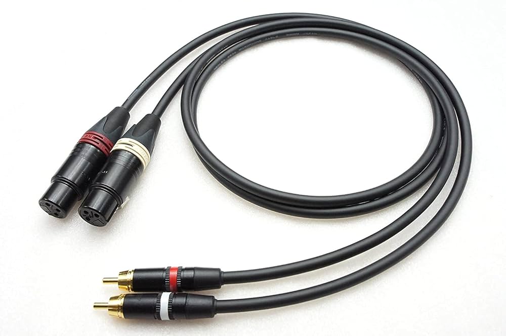 15 23本セット mogami 2534 pin XLR フォン rca Amazon | MOGAMI 2534 XLR(メス)→RCA 2本ペアケーブル (1m