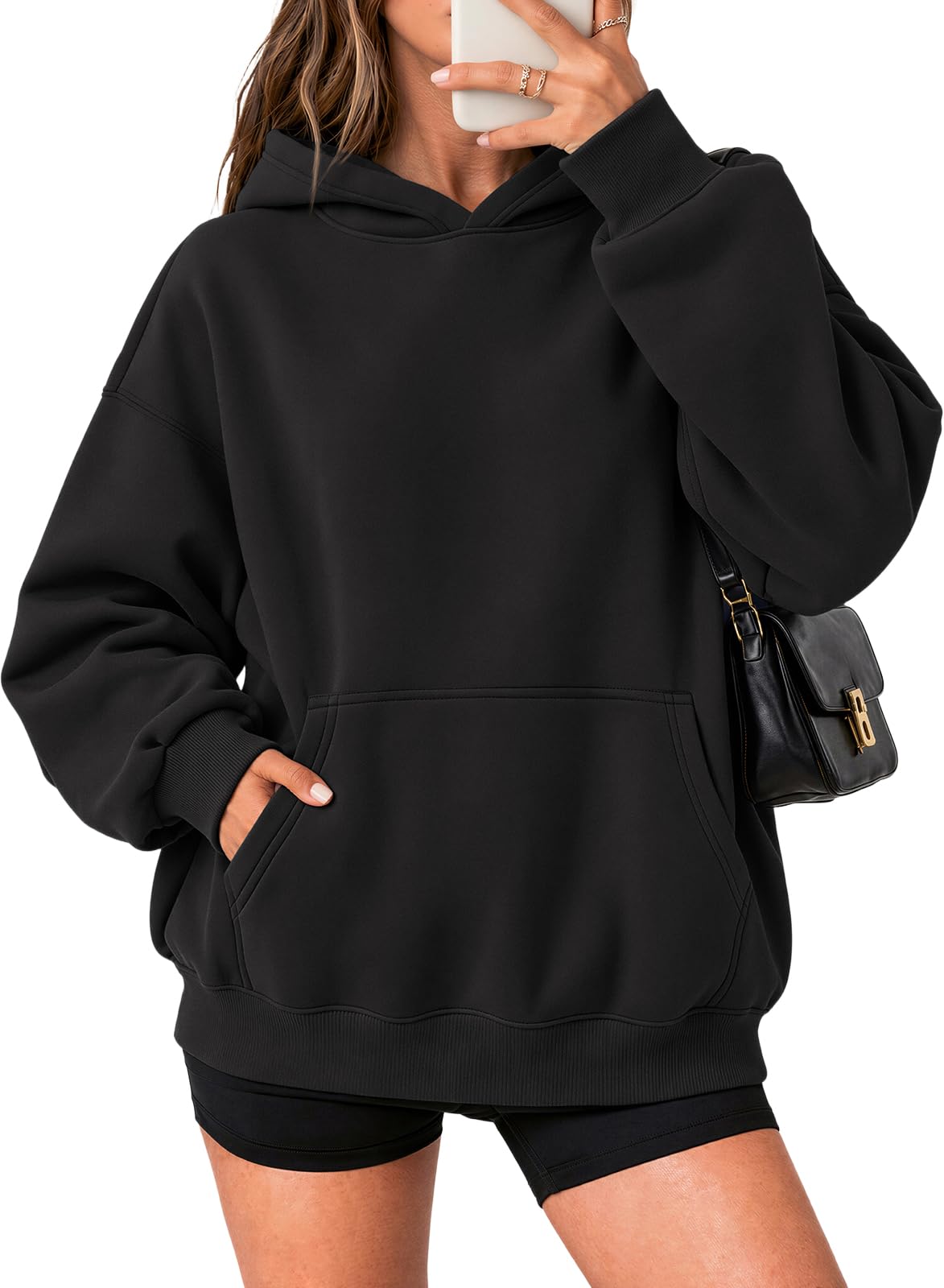 Womens Oversized Hoodies Fleece Sweatshirts with Pocket