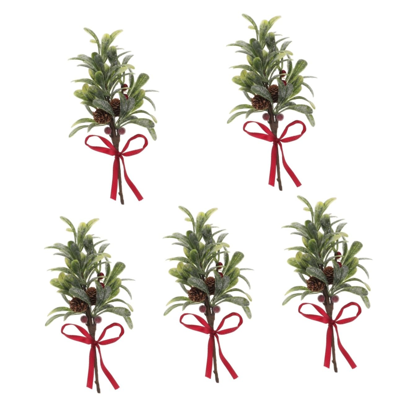 5stücke Künstlicher Weihnachtszweig Mit Roten Beeren Dekorative Xmas Vase Deko Für Festliche Anlässe Und Gemütliche Wohnatmosphäre Lange Künstliche Zweige Für Heim Und