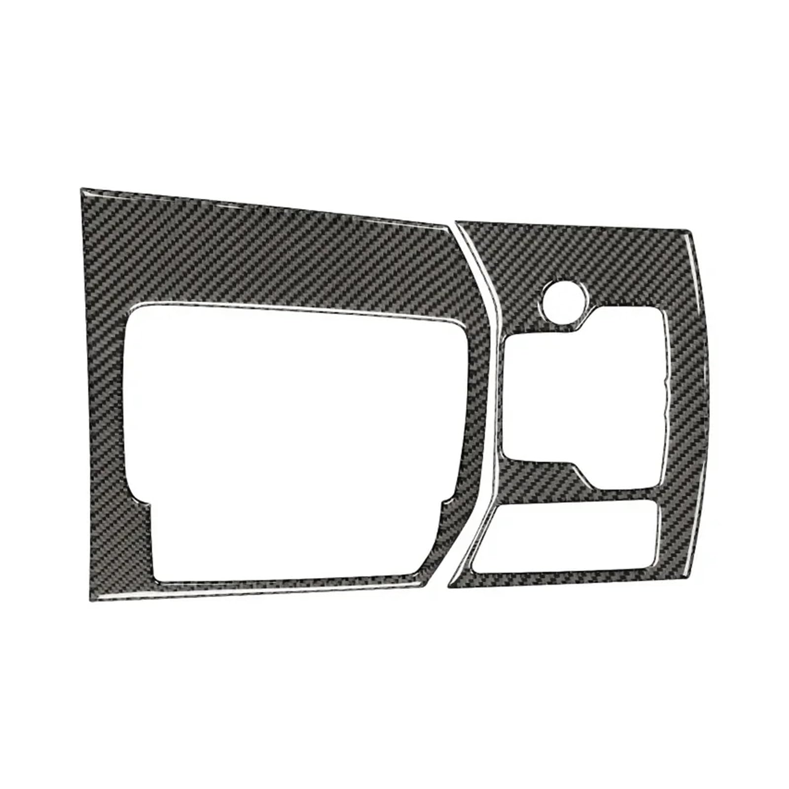 QBKGMEWCA Car Center Console Gear Shifter Panel Frame Trim Interior Decoration Sticker Compatible for Mazda CX-5 2017-2020 Carbon Fiber Accessories(LHD)